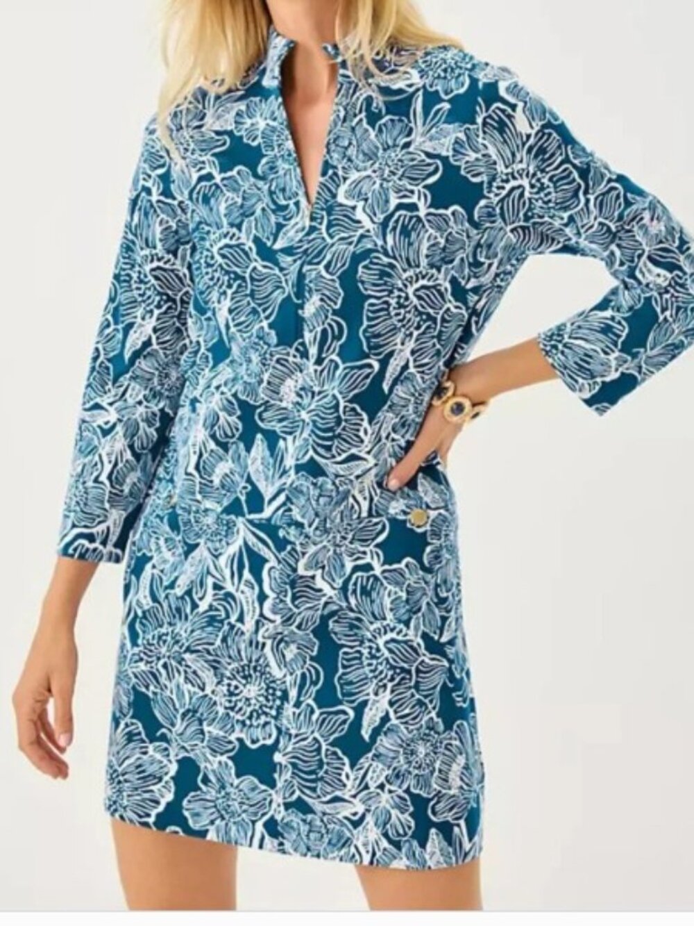 NWT Lilly Pulitzer Starlight Navy Unforgettable Rosie Dress Size XL